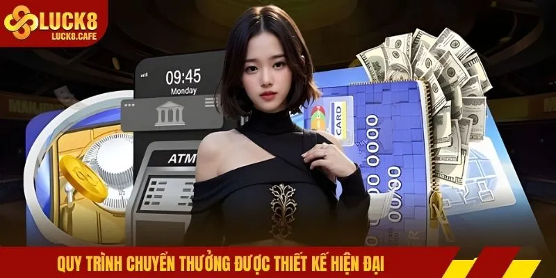 Quy trình chuyển thưởng được thiết kế hiện đại